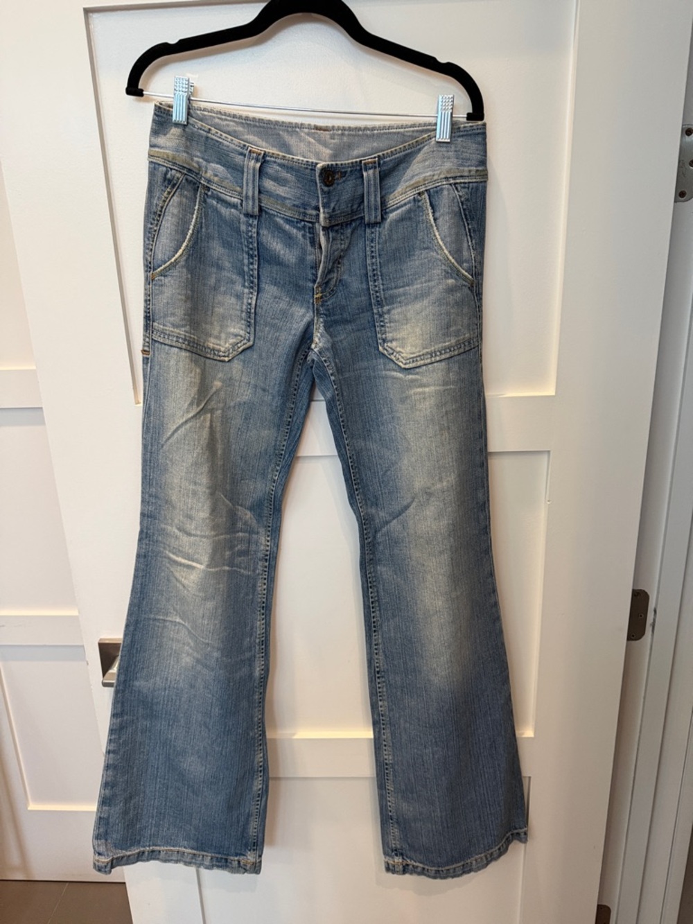 Diesel Light Blue Flare Jeans